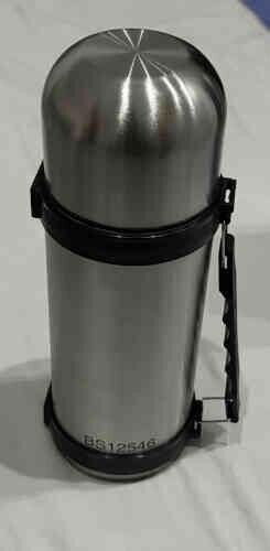 1 Litre Vacuum Flask with Handle Stainless Steel Thermos for Hot And Cold Drinks - DM Store