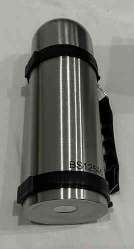 1 Litre Vacuum Flask with Handle Stainless Steel Thermos for Hot And Cold Drinks - DM Store