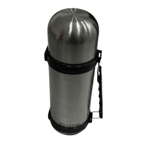 1 Litre Vacuum Flask with Handle Stainless Steel Thermos for Hot And Cold Drinks - DM Store