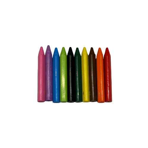 10 CRAYONS Wax School Arts Kids Activities Crafts Easy Grip BIC multi colour - DM Store