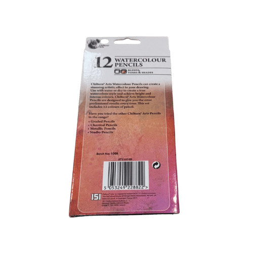12 Watercolour Artist Pencils - DM Store