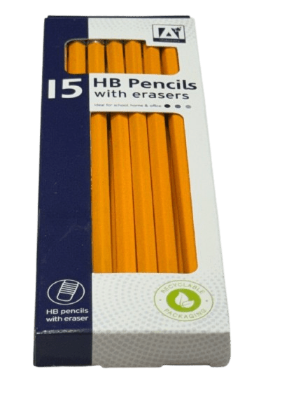 15 HB Pencils - DM Store