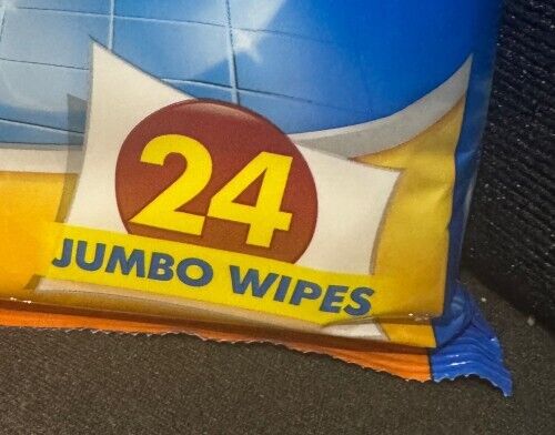 2 X 24 FLOOR WIPES LEMON SCENT CERAMIC LINOLEUM LAMINATE WET MOP CLEANING REFILL - DM Store