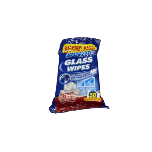 50 WINDOW CLEANER WIPES GLASS JUMBO EXTRA STRONG - DM Store