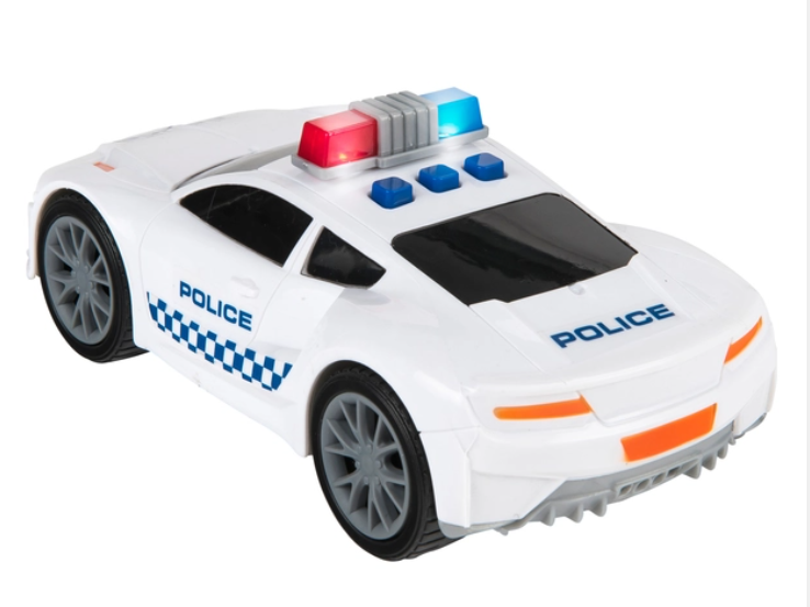 Police Car  Kids Toy Friction Powered 3yr