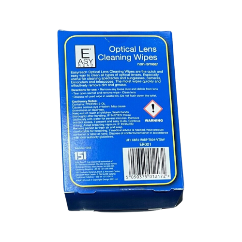 24 Optical Lens Cleaning Wipes Sunglasses Spectacles Cameras Phone Non Smear