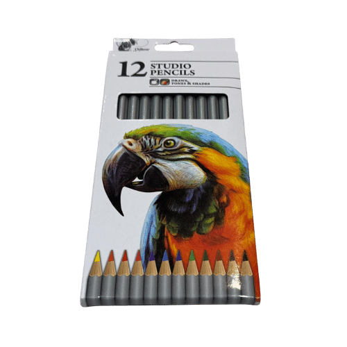 Arts Pack Of 12 Studio Artist Sketching Pencils - DM Store