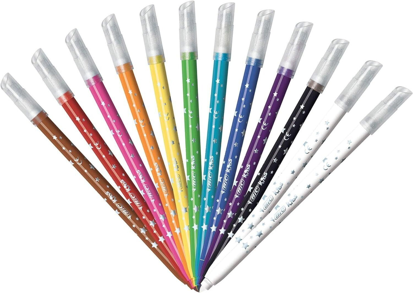 BIC KIDS 12 Markers Washable Multi - coloured - DM Store