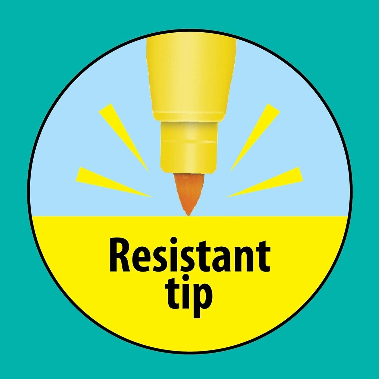 BIC KIDS 12 Markers Washable Multi - coloured - DM Store