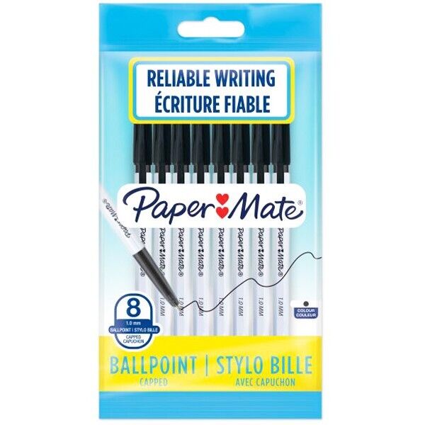 Black Ballpoint Pens ( 8 Pens Pack ) - DM Store