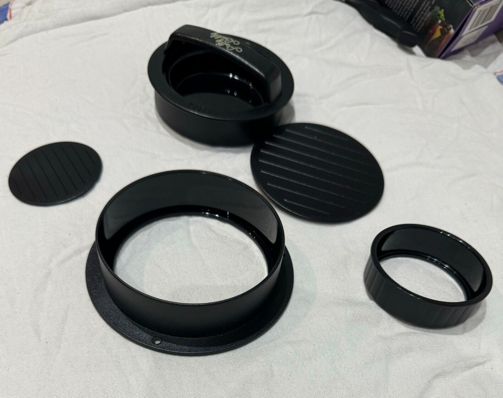 Burger Press Patty Maker Mold 2 Sizes and 60 Patty Papers, Non - stick - DM Store