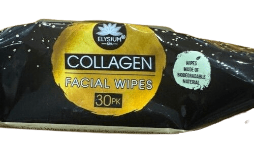 COLLAGEN FACIAL WIPES ELYSIUM SPA REJUVENATE SOOTHE SKIN MAKEUP REMOVER (30 WIPES) - DM Store