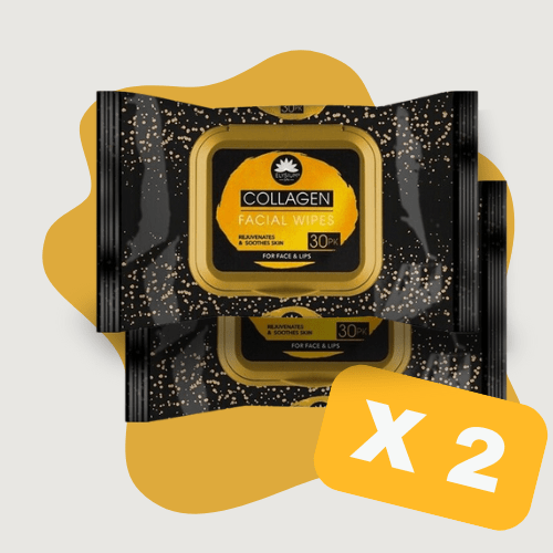COLLAGEN FACIAL WIPES ELYSIUM SPA REJUVENATE SOOTHE SKIN MAKEUP REMOVER (30 WIPES) - DM Store