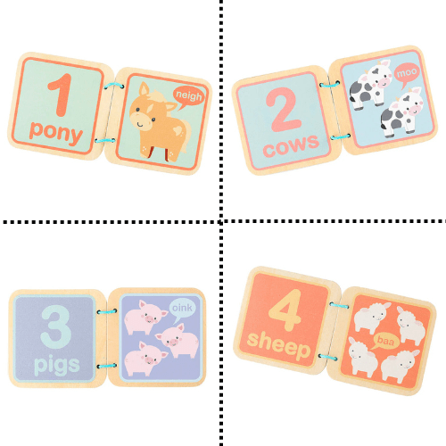 Counting Book Farmyard Animals Orange Tree Toys - DM Store
