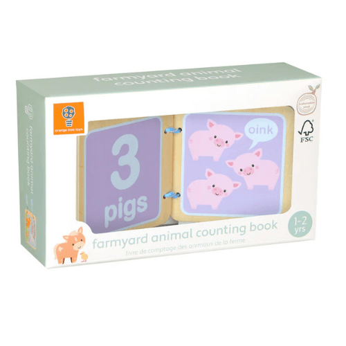 Counting Book Farmyard Animals Orange Tree Toys - DM Store