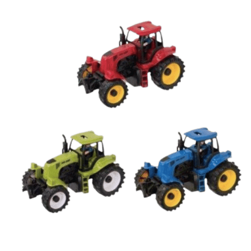 Country Life Large Friction Powered Farm Tractor Toys Kids - DM Store