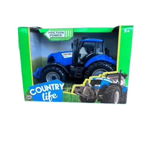 Country Life Large Friction Powered Farm Tractor Toys Kids - DM Store