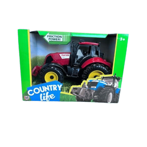 Country Life Large Friction Powered Farm Tractor Toys Kids - DM Store