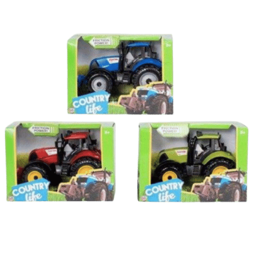 Country Life Large Friction Powered Farm Tractor Toys Kids - DM Store