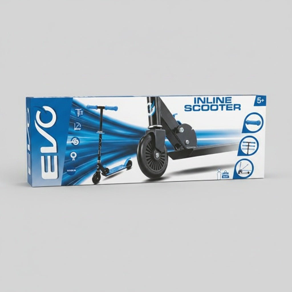 EVO 2 Wheel Inline Scooter Adjustable Kids Scooter Age 5+ - DM Store