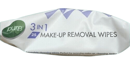 FACIAL CLEANSING WIPES MAKE UP REMOVAL 3 IN 1 COMPLETE (25 WIPES) - DM Store