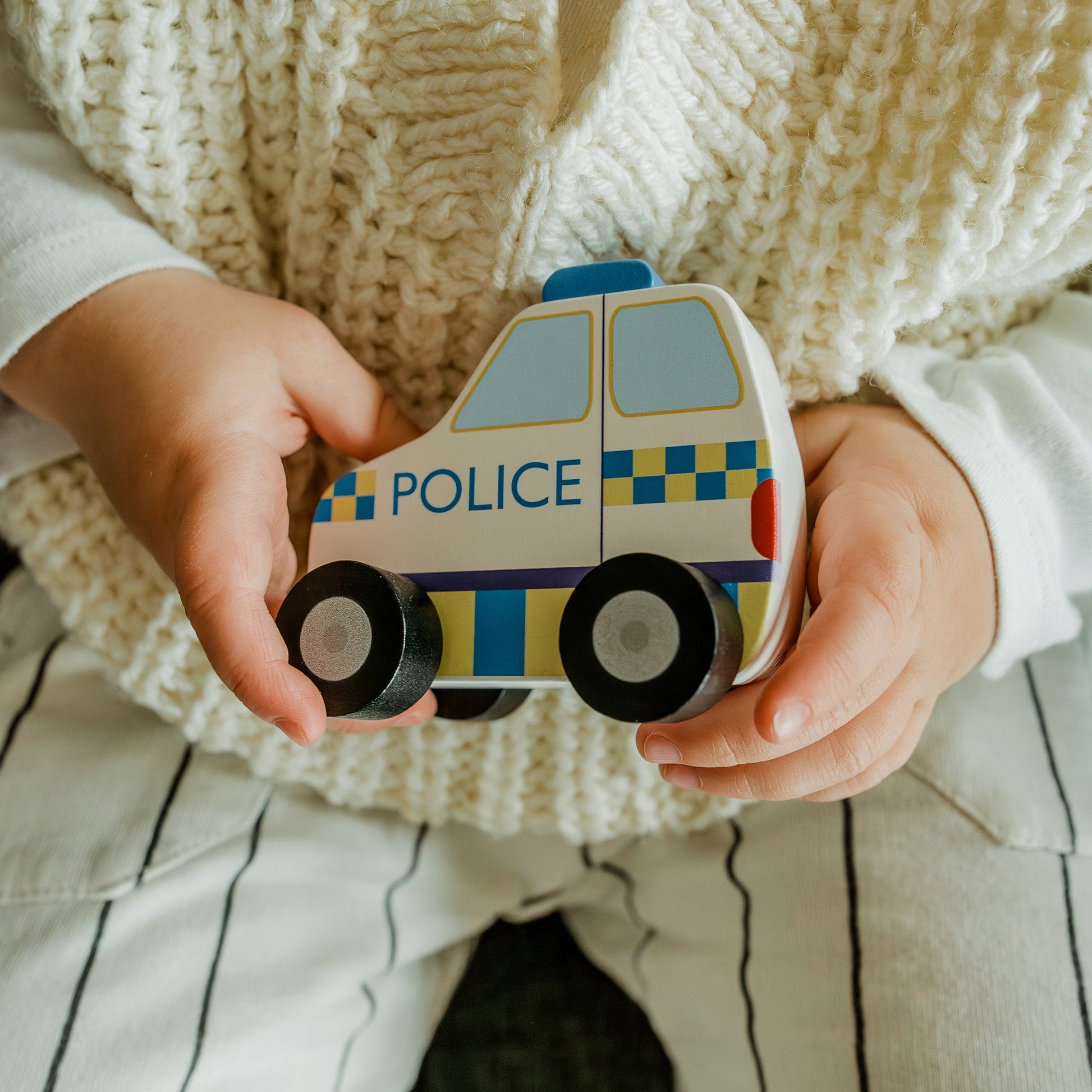 First Emergency Push Toy Police Car Orange Tree Toys - DM Store