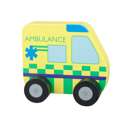 First Push Toy Ambulance Orange Tree Toys - DM Store