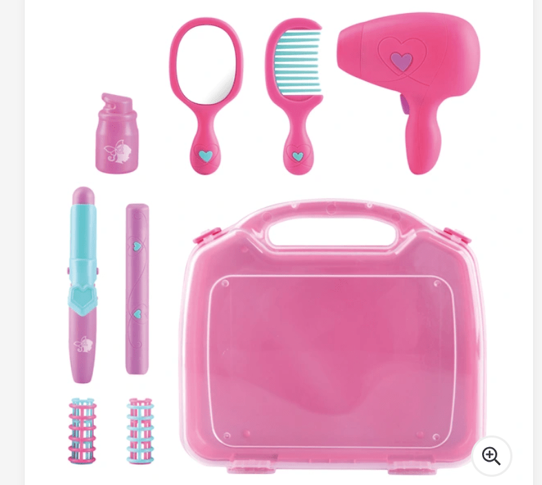 Girls Hairdresser Role Play Set with Carry Case