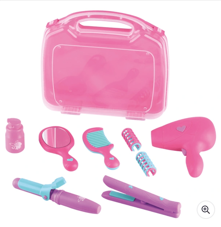 Girls Hairdresser Role Play Set with Carry Case