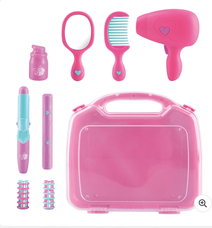 Girls Hairdresser Role Play Set with Carry Case
