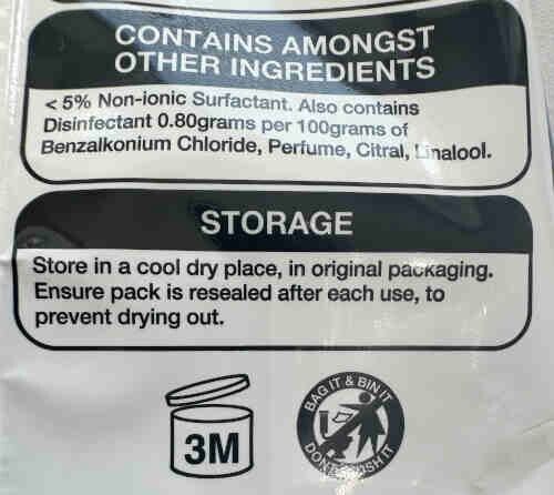3 x 60 Green Shield Lemon Fresh Disinfectant Wipes
