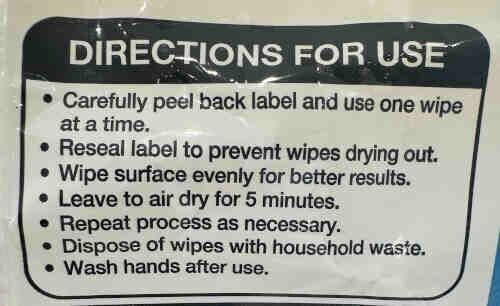 3 x 60 Green Shield Lemon Fresh Disinfectant Wipes