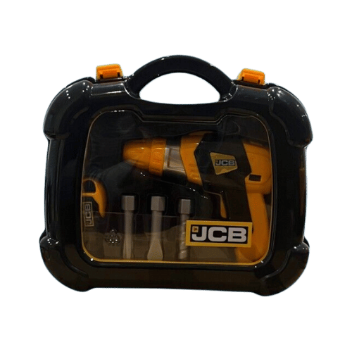 JCB Drill & Tool Carry Case Kids Toy Battery Operated Tools Set - DM Store