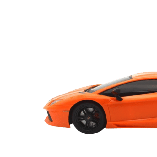 Lamborghini Aventador Coupe RC Remote Control Car Orange Toy - DM Store