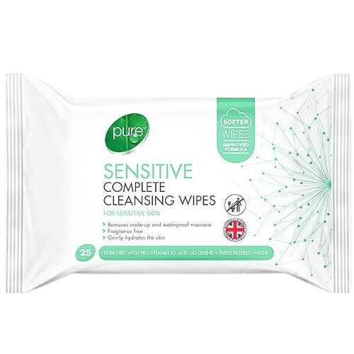 MAKEUP REMOVAL FOR SENSITIVE SKIN COMPLETE CLEANSING WIPES (25 WIPES) - DM Store