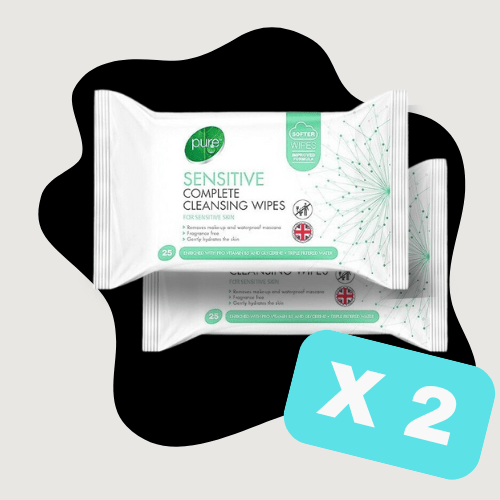 MAKEUP REMOVAL FOR SENSITIVE SKIN COMPLETE CLEANSING WIPES (25 WIPES) - DM Store