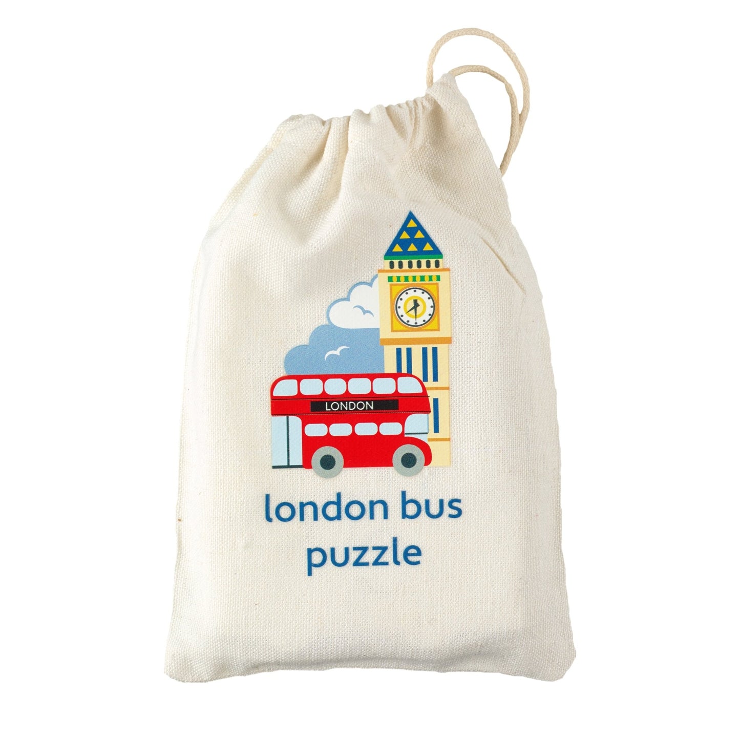 Mini Puzzle – London Bus Orange Tree Toys - DM Store