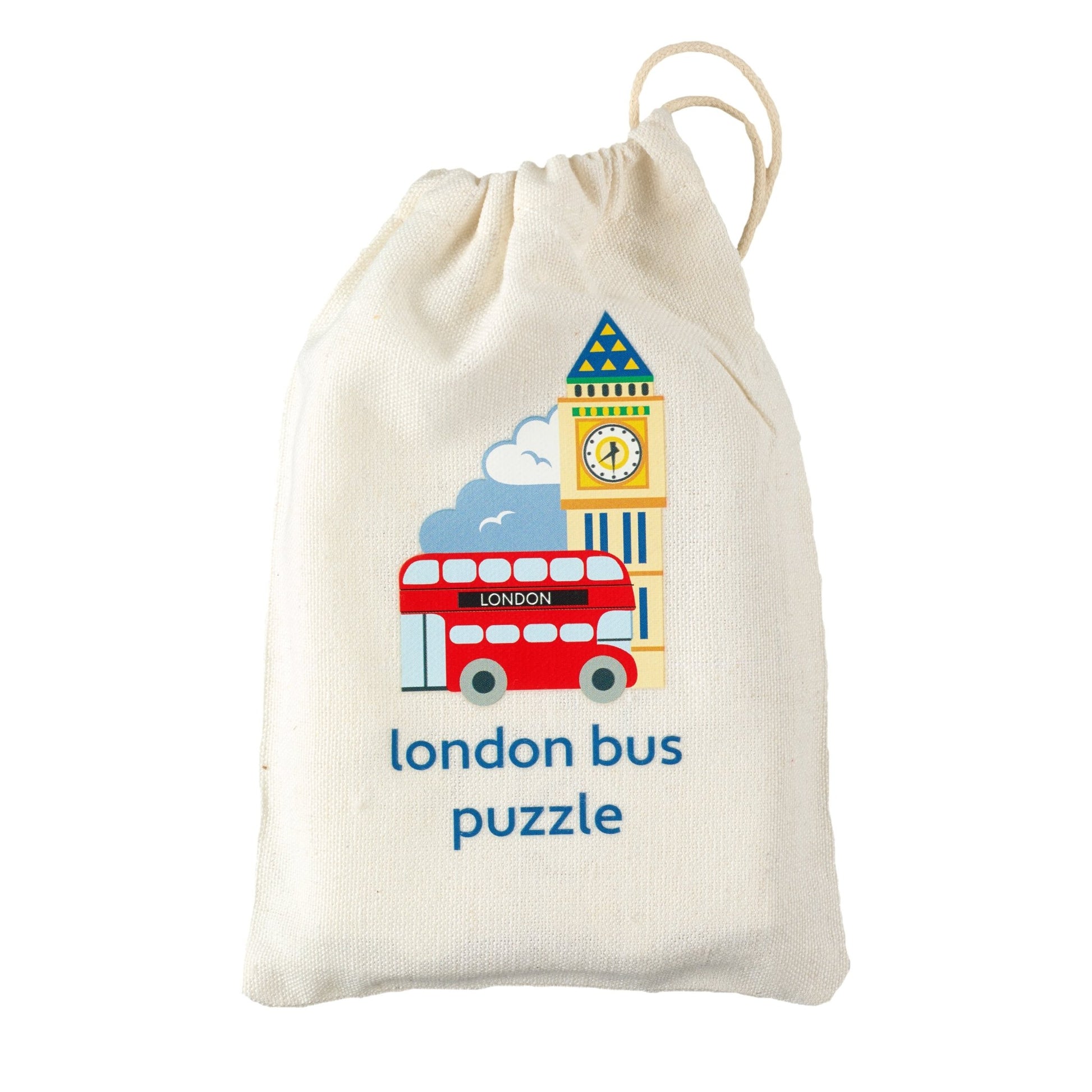 Mini Puzzle – London Bus Orange Tree Toys - DM Store