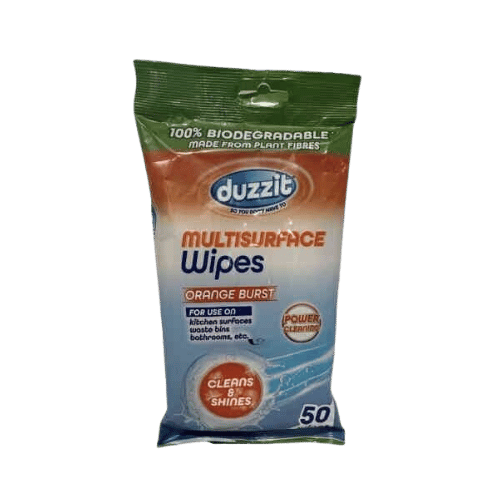 MULTI - SURFACE DUZZIT WIPES WITH ORANGE BURST - DM Store