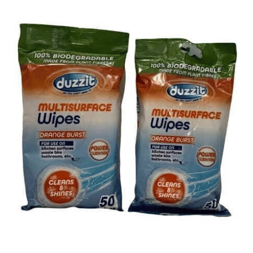 MULTI - SURFACE DUZZIT WIPES WITH ORANGE BURST - DM Store