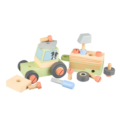 Orange Tree Toys Buildable Tractor - DM Store