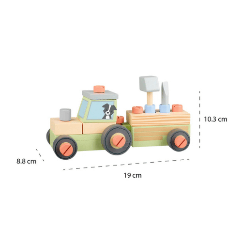 Orange Tree Toys Buildable Tractor - DM Store