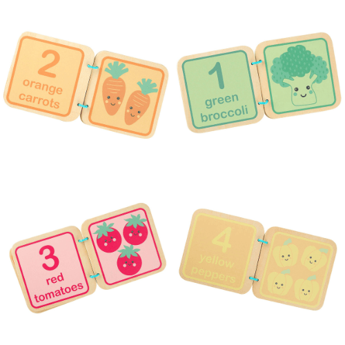 Orange Tree Toys Happy Veggies Counting Book - DM Store