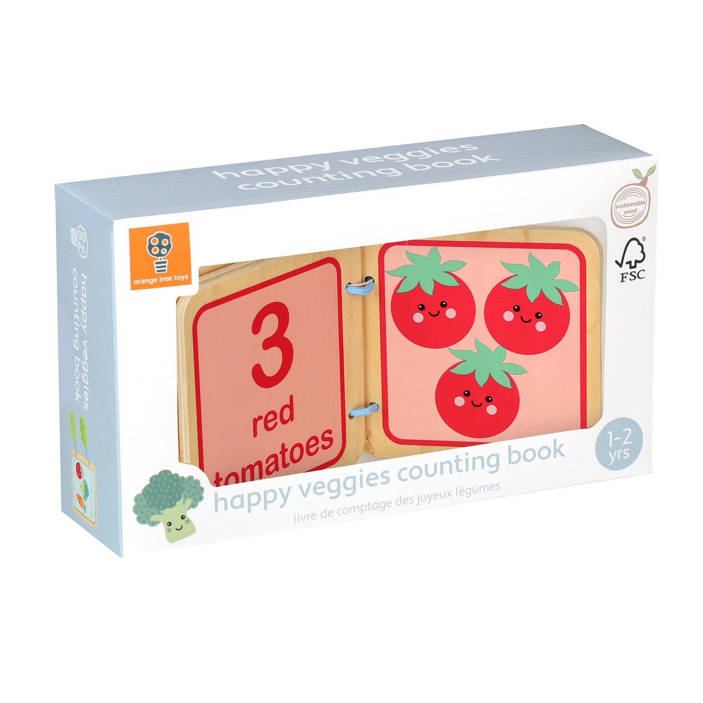 Orange Tree Toys Happy Veggies Counting Book - DM Store