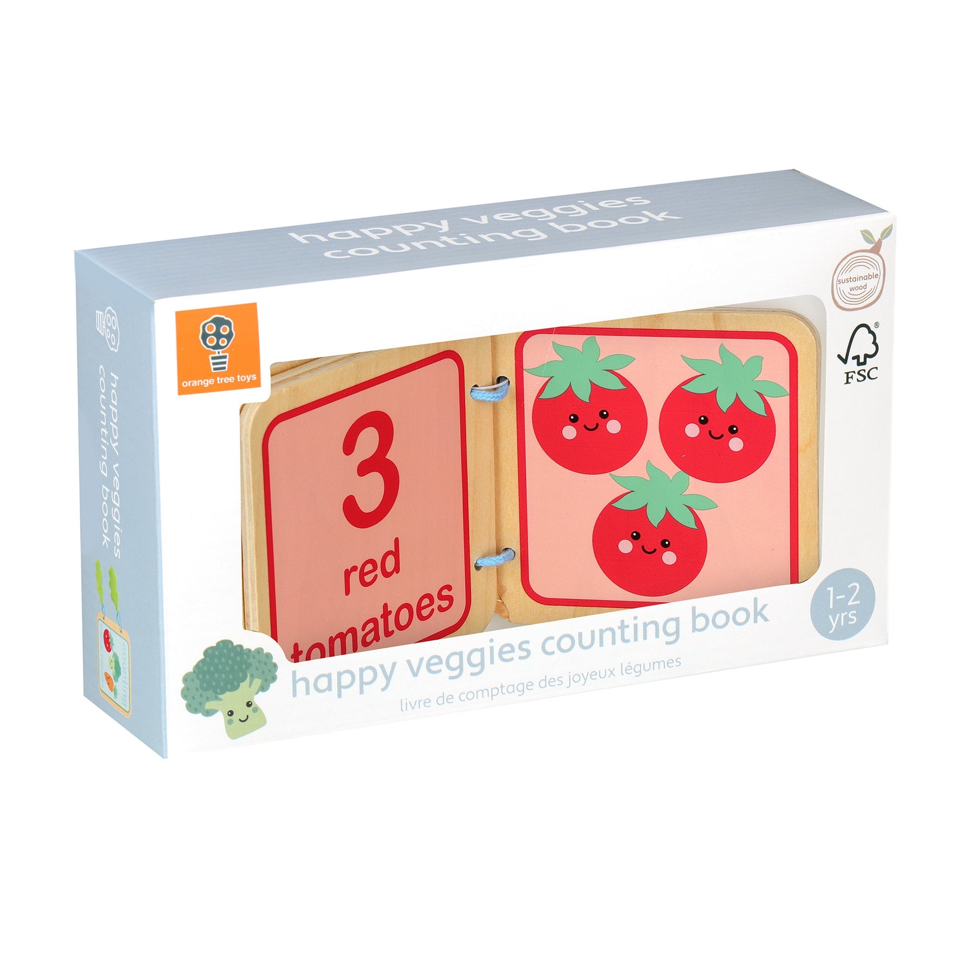 Orange Tree Toys Happy Veggies Counting Book - DM Store