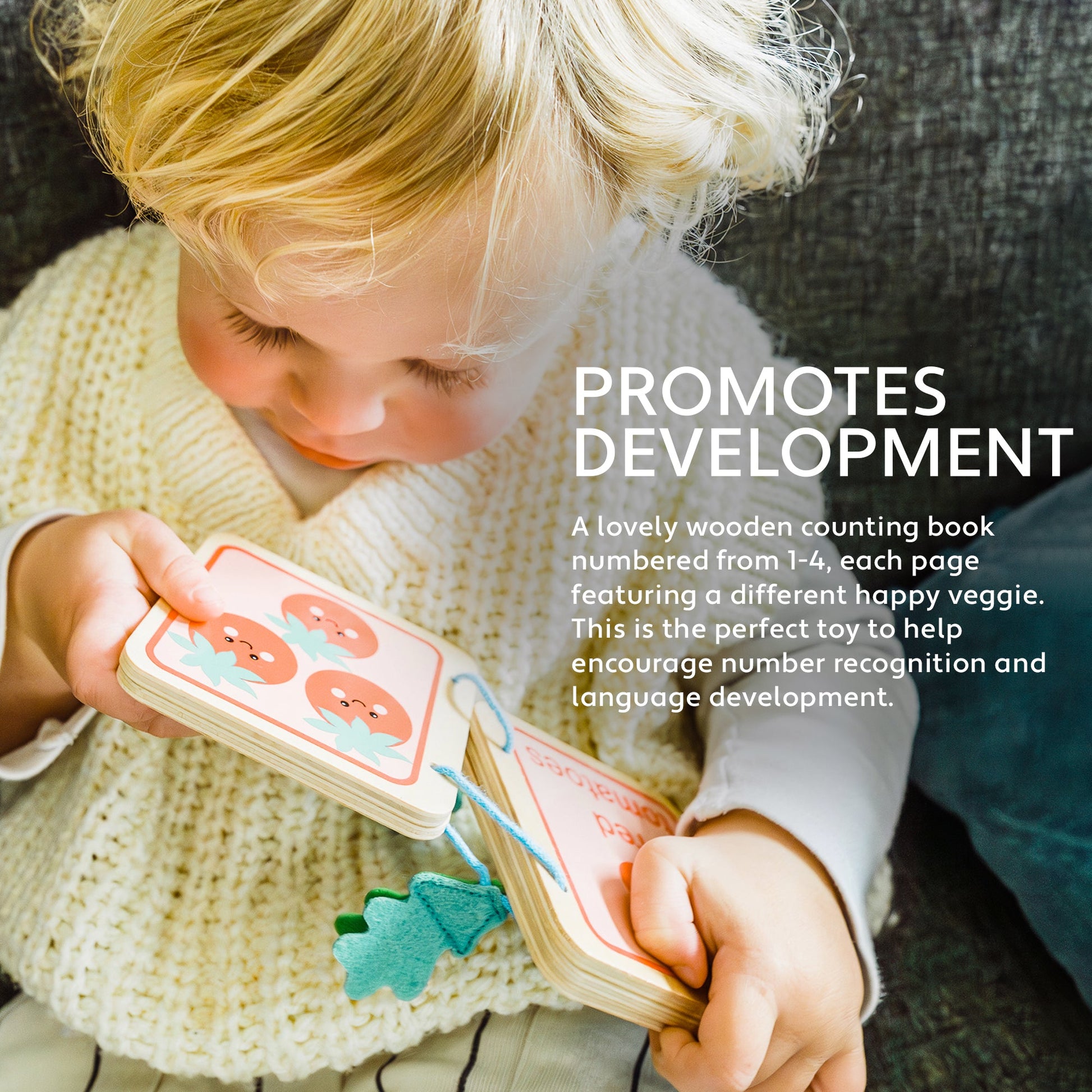 Orange Tree Toys Happy Veggies Counting Book - DM Store