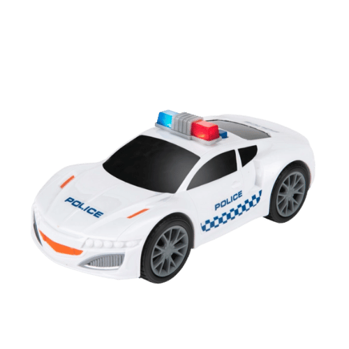 Police Car Kids Toy Friction Powered 3yr - DM Store
