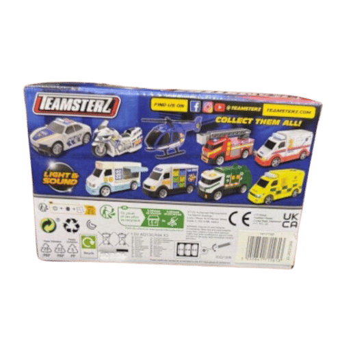 POLICE MOTORCYCLE KIDS TOY TEAMSTERZ - DM Store