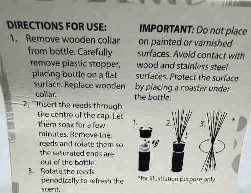 REED DIFFUSER SET AIR FRESHENER Salted Caramel - DM Store