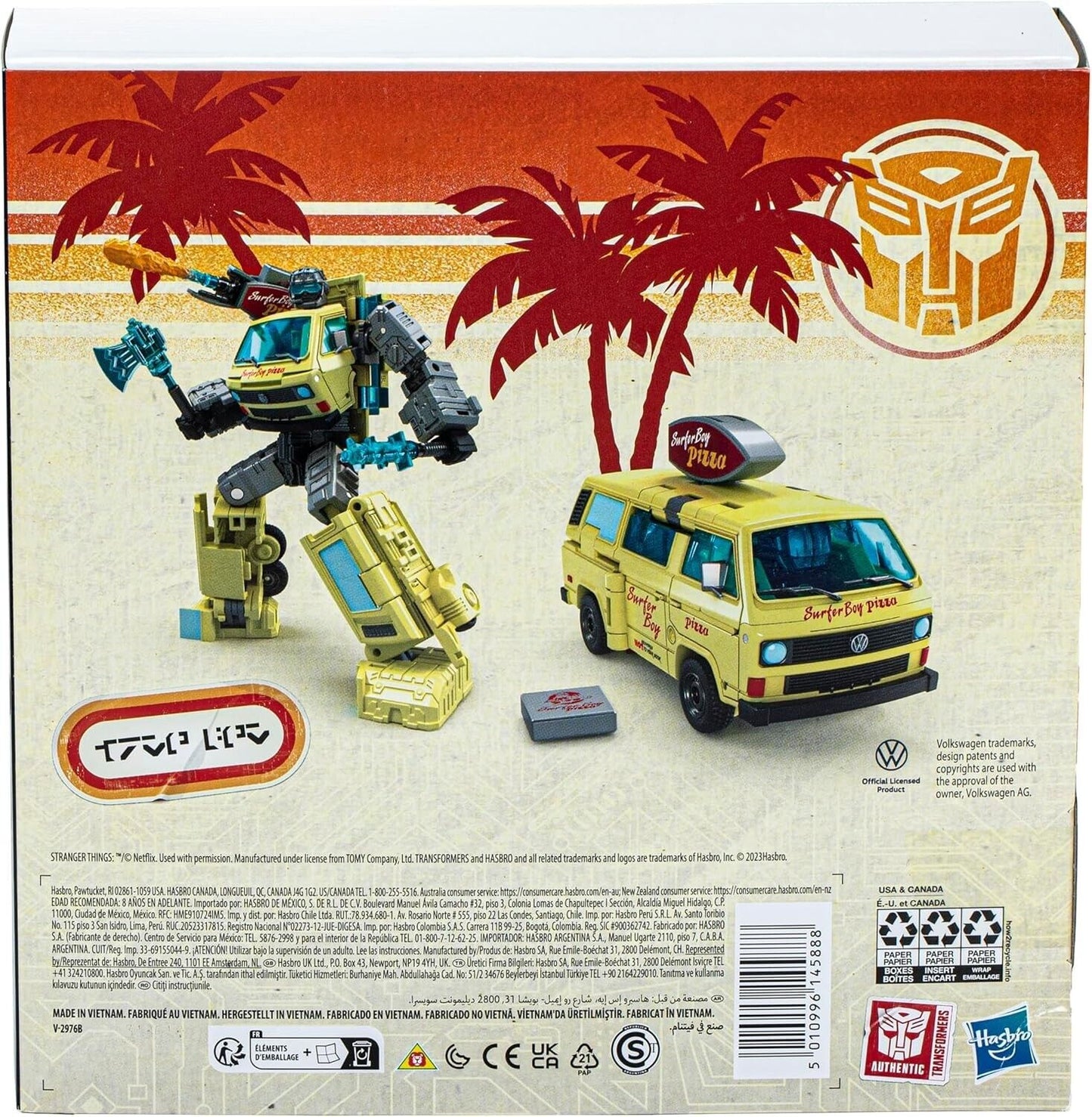 Stranger Things x Transformers Code Red Figurine + van - DM Store